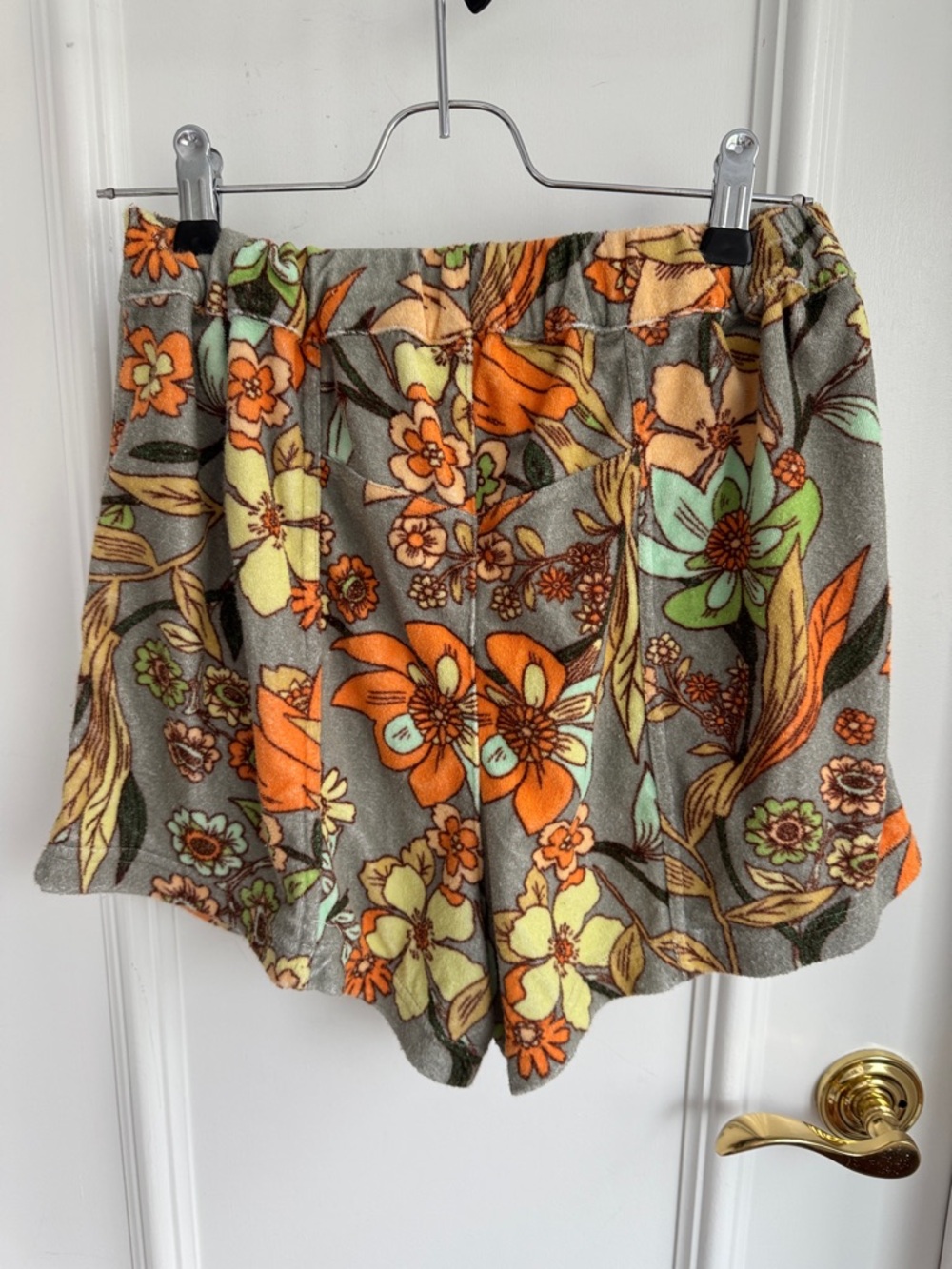 Free People At First Sight Printed Terry shorts -Small Excellent Condition - Picture 5 of 5